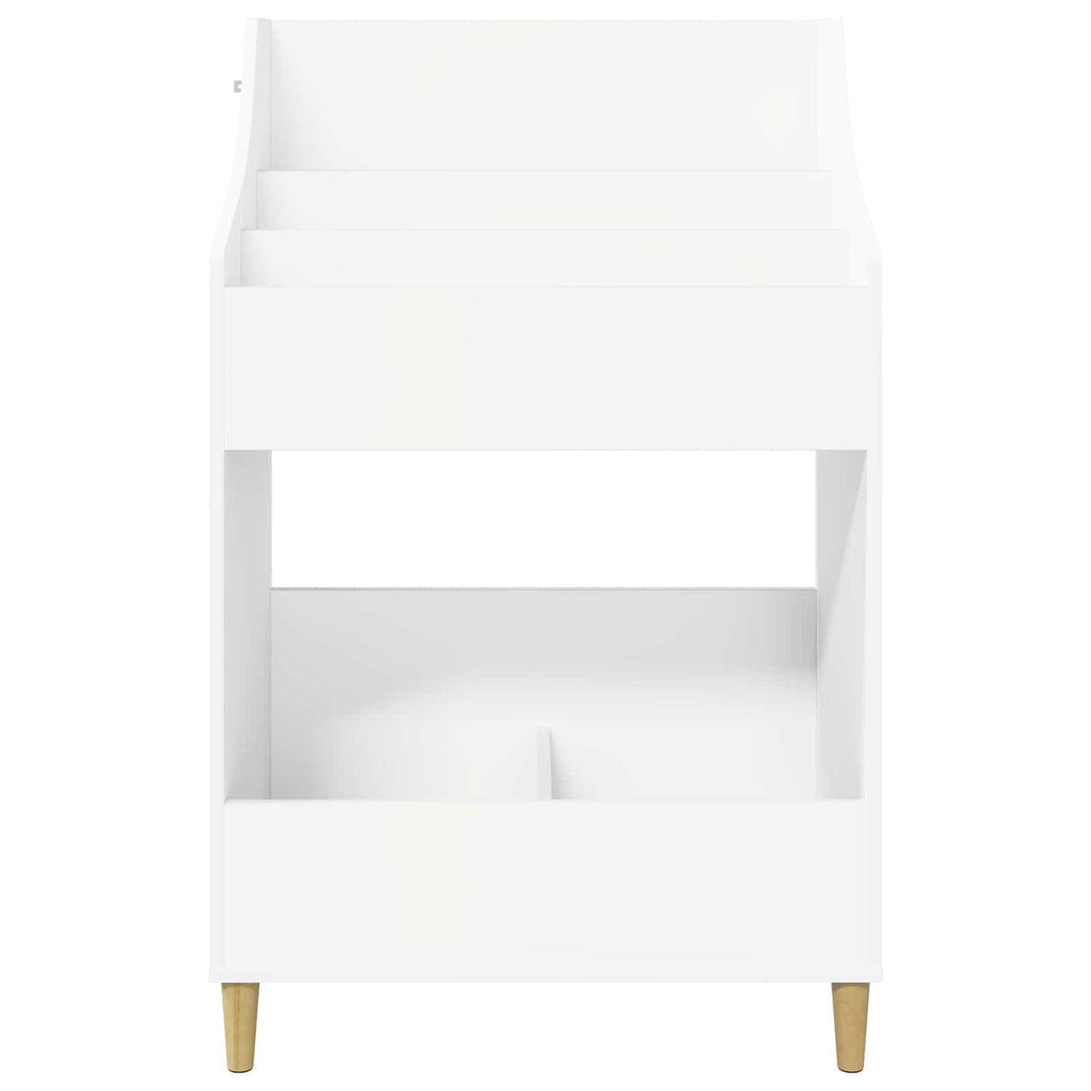 Media Shelves White 70.5 x 46 x 112 cm Engineered Wood