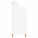 Media Shelves White 70.5 x 46 x 112 cm Engineered Wood