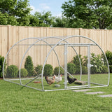 Chicken Coop Silver 200 x 150 x 100 cm Galvanised Steel