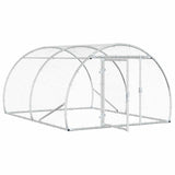 Chicken Coop Silver 200 x 150 x 100 cm Galvanised Steel