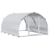 Chicken Coop Silver 200 x 150 x 100 cm Galvanised Steel