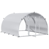 Chicken Coop Silver 200 x 150 x 100 cm Galvanised Steel