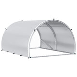 Chicken Coop Silver 200 x 150 x 100 cm Galvanised Steel