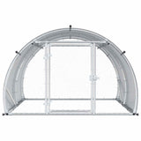 Chicken Coop Silver 200 x 150 x 100 cm Galvanised Steel