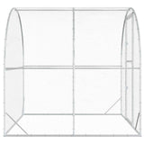 Chicken Coop Silver 200 x 200 x 200 cm Galvanised Steel