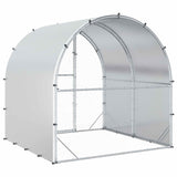 Chicken Coop Silver 200 x 200 x 200 cm Galvanised Steel