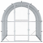 Chicken Coop Silver 200 x 200 x 200 cm Galvanised Steel