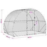 Chicken Coop Silver 200 x 300 x 200 cm Galvanised Steel