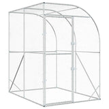 Chicken Coop Silver 200 x 200 x 215 cm Galvanised Steel