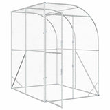 Chicken Coop Silver 200 x 200 x 215 cm Galvanised Steel