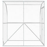 Chicken Coop Silver 200 x 200 x 215 cm Galvanised Steel