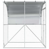 Chicken Coop Silver 200 x 200 x 215 cm Galvanised Steel