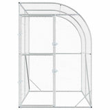 Chicken Coop Silver 200 x 200 x 215 cm Galvanised Steel