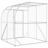 Chicken Coop Silver 200 x 200 x 215 cm Galvanised Steel