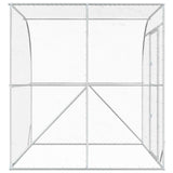 Chicken Coop Silver 200 x 200 x 215 cm Galvanised Steel