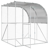 Chicken Coop Silver 200 x 200 x 215 cm Galvanised Steel