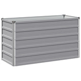 Raised Garden Bed Grey 100 x 40 x 55 cm cold-rolled steel