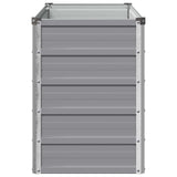 Raised Garden Bed Grey 100 x 40 x 55 cm cold-rolled steel