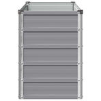 Raised Garden Bed Grey 100 x 40 x 55 cm Galvanised Steel