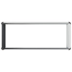 Raised Garden Bed Grey 100 x 40 x 55 cm Galvanised Steel
