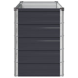 Raised Garden Bed Anthracite 100 x 40 x 55 cm cold-rolled steel