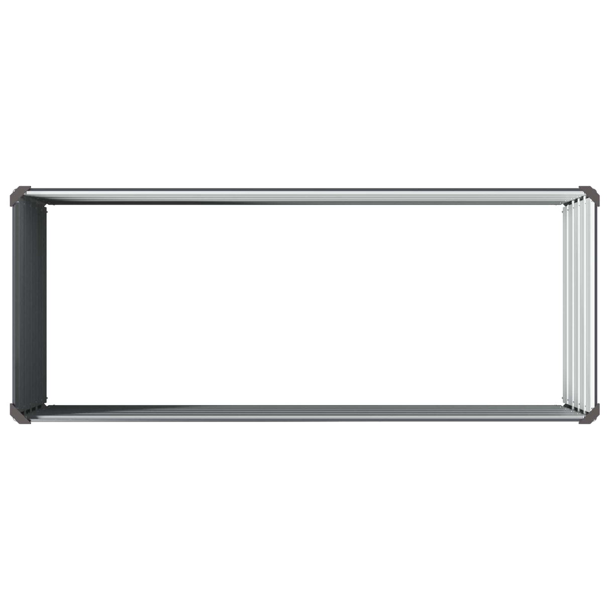 Raised Garden Bed Anthracite 100 x 40 x 55 cm cold-rolled steel