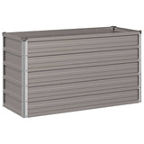 Raised Garden Bed Rusty 100 x 40 x 55 cm corton - Side View