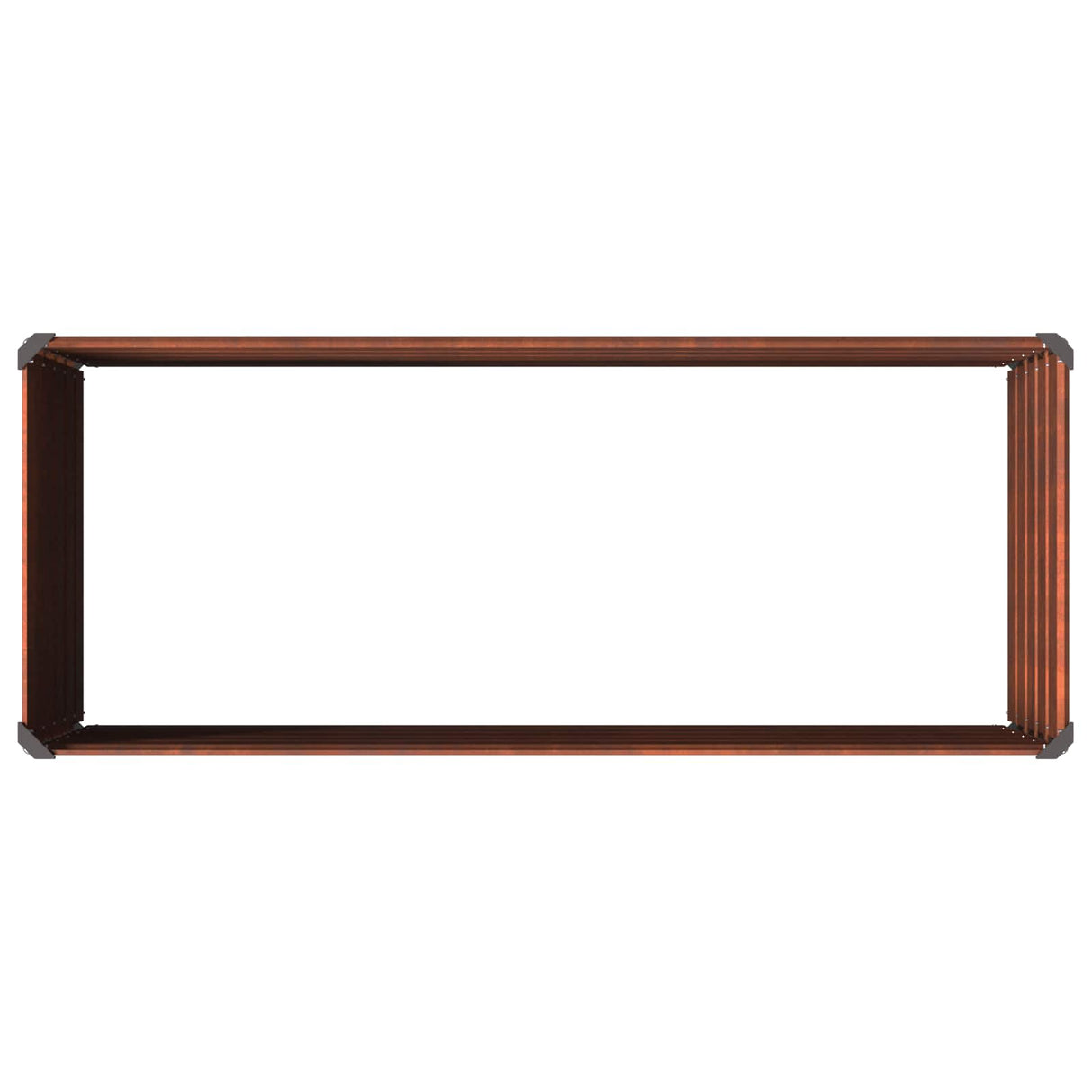 Raised Garden Bed Rusty 100 x 40 x 55 cm corton