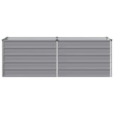 Raised Garden Bed Grey 160 x 40 x 55 cm cold-rolled steel