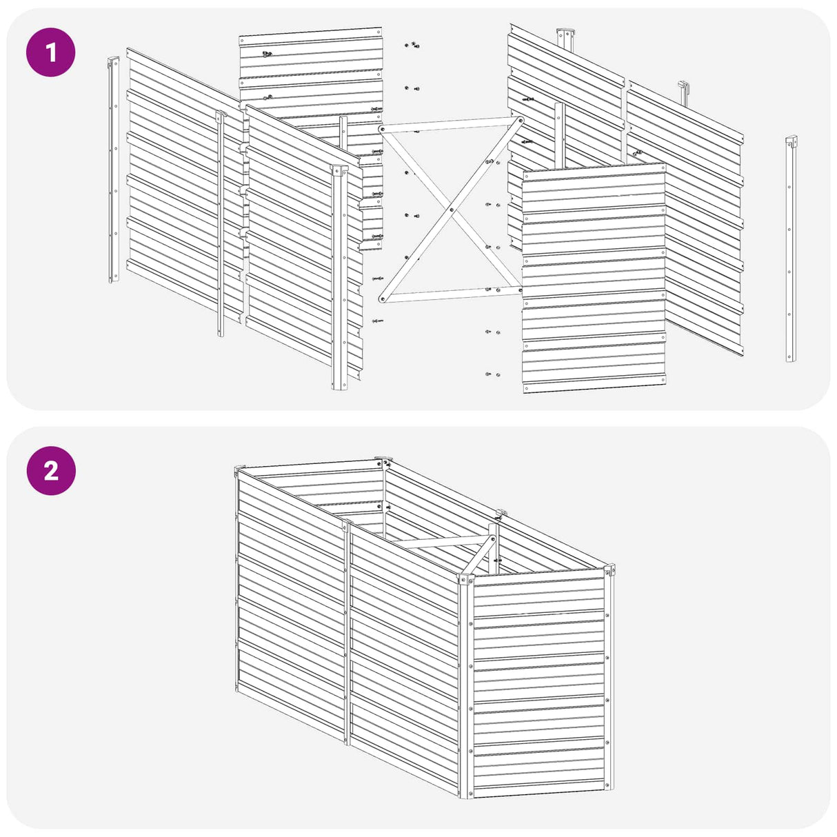 Raised Garden Bed Rusty 160 x 40 x 55 cm corton