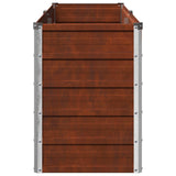 Raised Garden Bed Rusty 160 x 40 x 55 cm corton