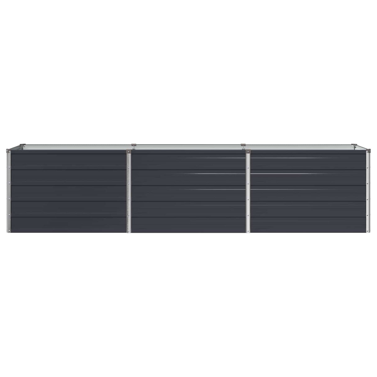 Raised Garden Bed Anthracite 240 x 40 x 55 cm cold-rolled steel