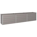 Raised Garden Bed Rusty 240 x 40 x 55 cm corton - Side View