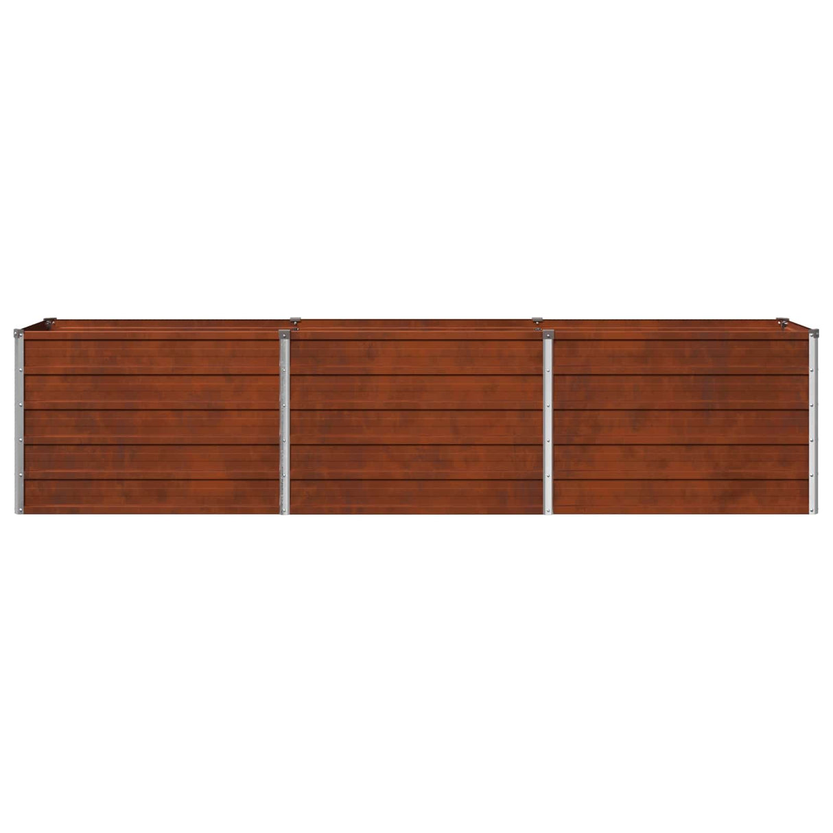 Raised Garden Bed Rusty 240 x 40 x 55 cm corton