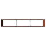 Raised Garden Bed Rusty 240 x 40 x 55 cm corton - Rear View