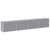 Raised Garden Bed Grey 320 x 40 x 55 cm cold-rolled steel