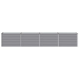 Raised Garden Bed Grey 320 x 40 x 55 cm cold-rolled steel