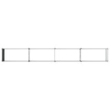 Raised Garden Bed Grey 320 x 40 x 55 cm cold-rolled steel - 45-Degree Angle