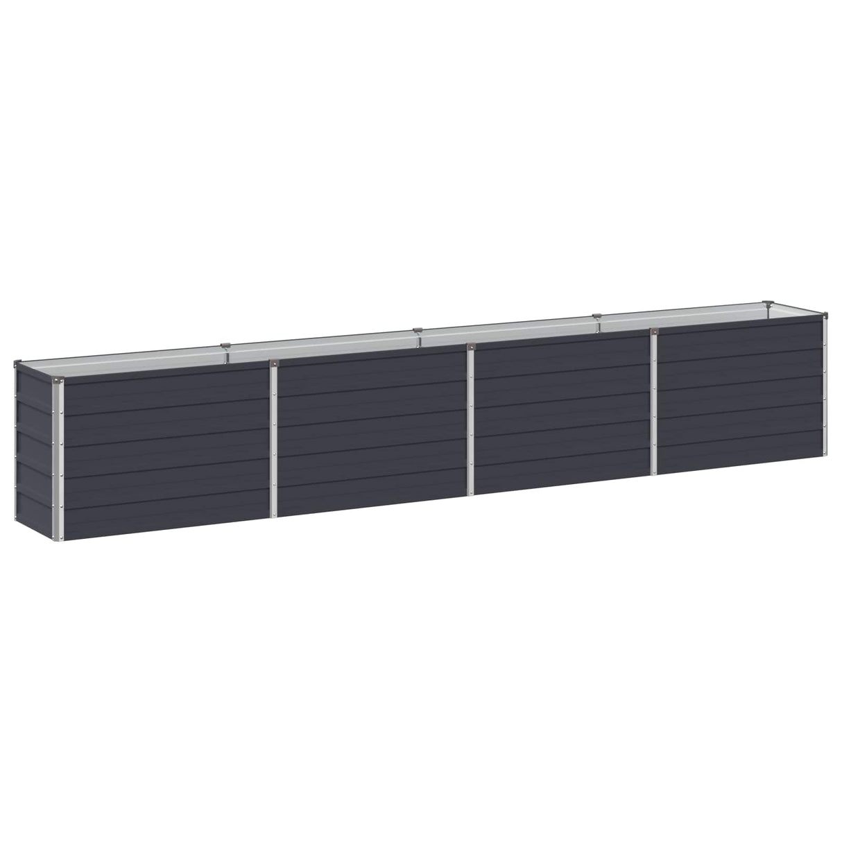 Raised Garden Bed Anthracite 320 x 40 x 55 cm cold-rolled steel