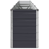 Raised Garden Bed Anthracite 320 x 40 x 55 cm cold-rolled steel