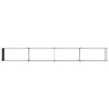 Raised Garden Bed Anthracite 320 x 40 x 55 cm cold-rolled steel - 45-Degree Angle