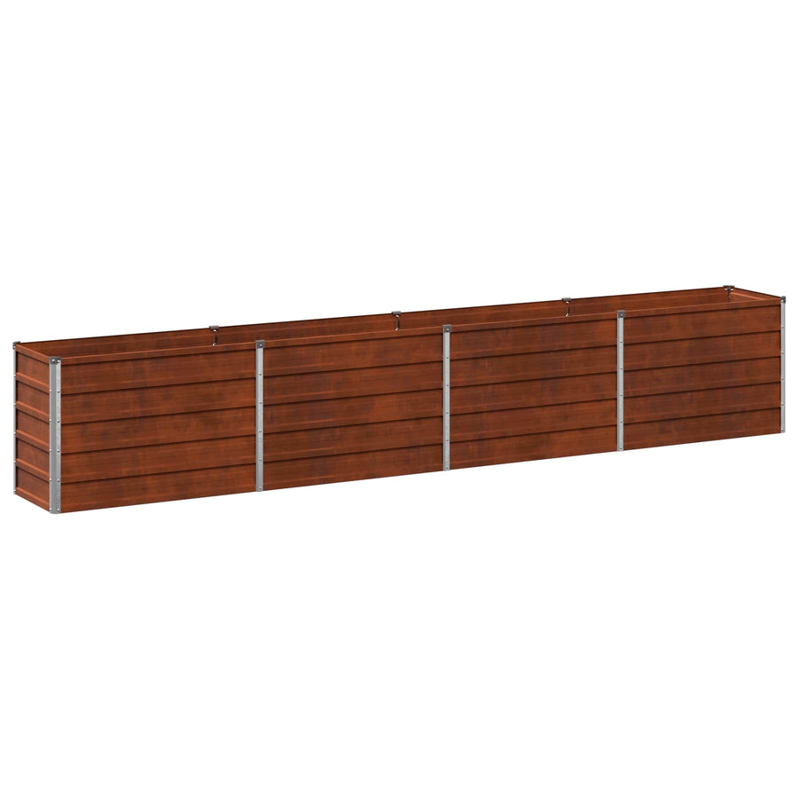 Raised Garden Bed Weathering Steel 321 x 40 x 55 cm