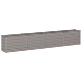 Raised Garden Bed Rusty 320 x 40 x 55 cm corton - Side View