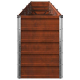 Raised Garden Bed Rusty 320 x 40 x 55 cm corton - 45-Degree Angle