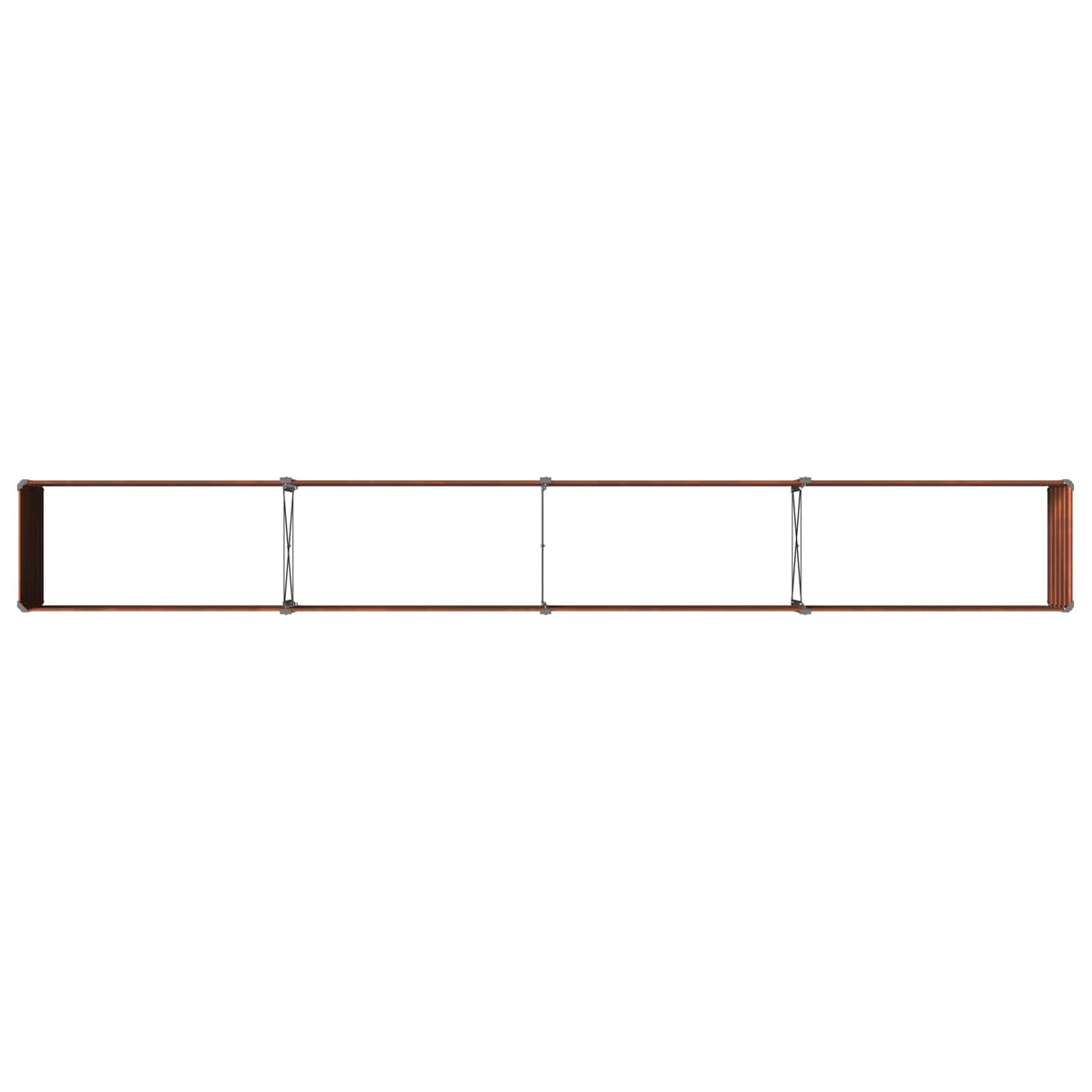 Raised Garden Bed Rusty 320 x 40 x 55 cm corton