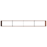 Raised Garden Bed Rusty 320 x 40 x 55 cm corton