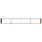 Raised Garden Bed Weathering Steel 321 x 40 x 55 cm
