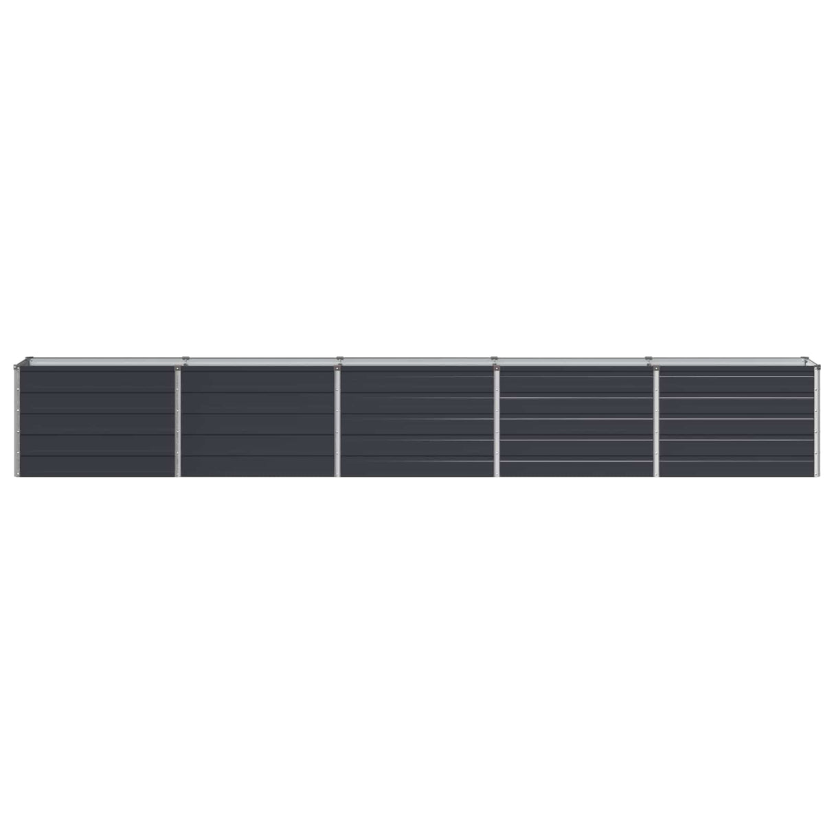 Raised Garden Bed Anthracite 400 x 40 x 55 cm cold-rolled steel
