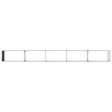 Raised Garden Bed Anthracite 400 x 40 x 55 cm cold-rolled steel - 45-Degree Angle