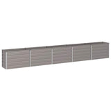 Raised Garden Bed Rusty 400 x 40 x 55 cm corton - Side View